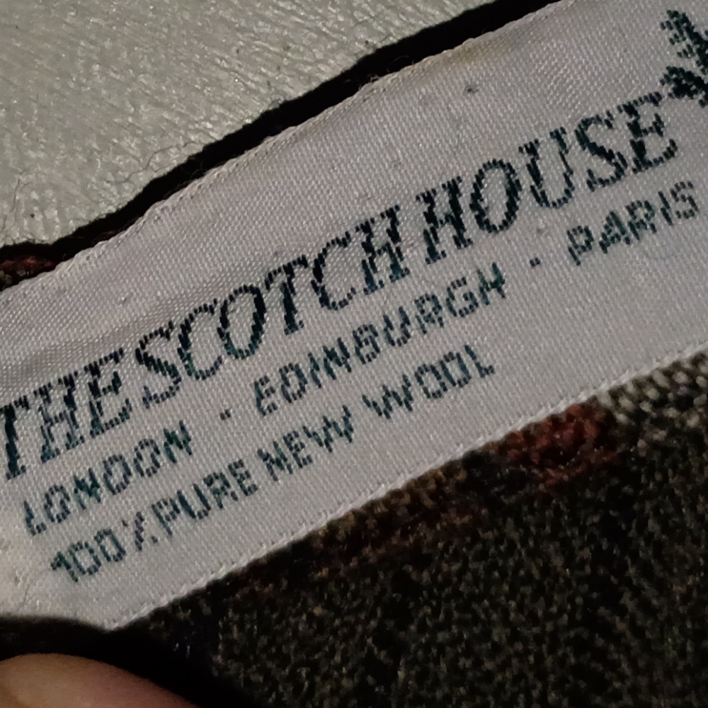 🦄Vintage 100%PureWoolThe Scotch HouseChic Plaid A-LineSkirtOlive and Tan Size14 - Picture 5 of 10